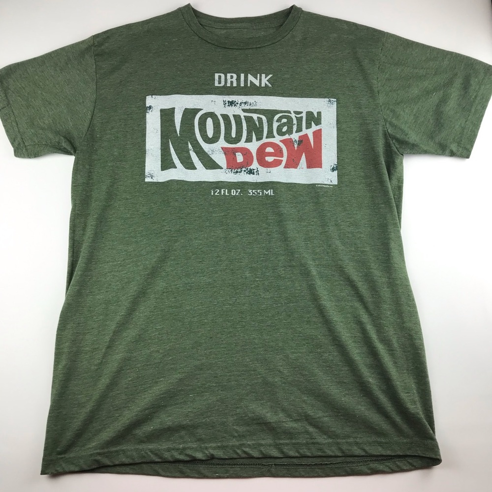 Drink Mountain Dew Logo T Shirt